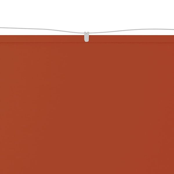vidaXL Vertical Awning Terracotta 60x1200 cm Oxford Fabric