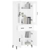 vidaXL Highboard White 69.5x34x180 cm Engineered Wood