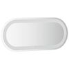 vidaXL LED Bathroom Mirror 70x30 cm Oval