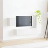 vidaXL TV Cabinet Set 4 pcs High Gloss White Engineered Wood