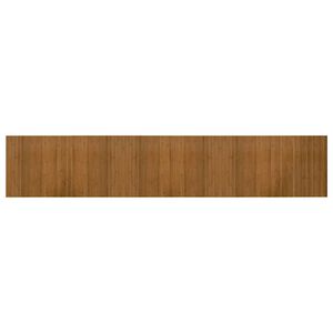 vidaXL Rug Rectangular Brown 60x300 cm Bamboo