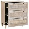 vidaXL Sideboard 60 x 33 x 75 cm Solid mango wood White