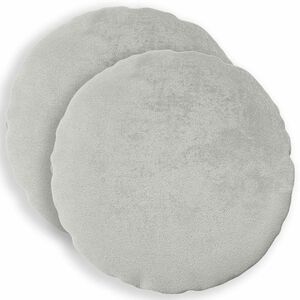 vidaXL Cushion Cover 2 pcs HEERLEN Light Grey Dia. 40 cm Flannel