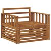 vidaXL 2 pcs Outdoor Sofa Natural