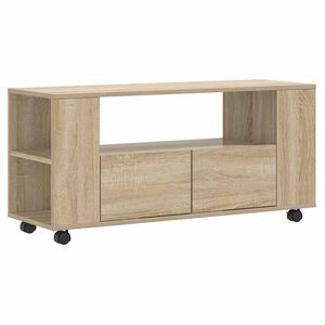 vidaXL TV Cabinet Sonoma Oak 102x34.5x43 cm Engineered Wood