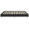 vidaXL Bed Frame Black Oak 203 x 203 x 25 cm Engineered Wood