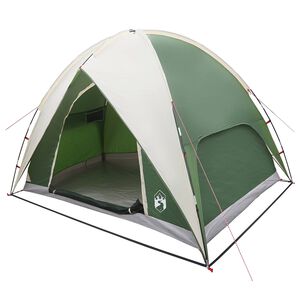 vidaXL Camping Tent with Rainfly Water-resistant 4-Person Green