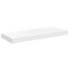 vidaXL Floating Wall Shelves 2 pcs High Gloss White 60x23.5x3.8 cm MDF