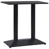 vidaXL Bistro Table Leg Black 70x40x72 cm Cast Iron