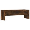 vidaXL TV Cabinet Smoked Oak 120x40x40 cm Engineered Wood
