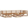 vidaXL Outdoor Sofa Set 7 pcs Natural Solid Acacia Wood