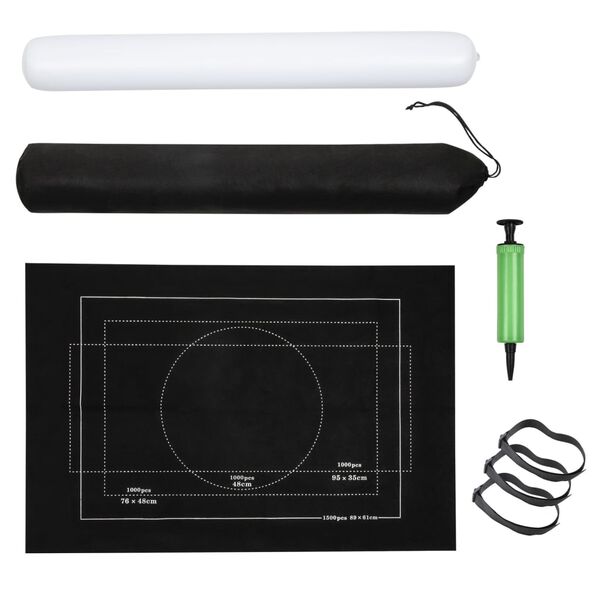 HI Puzzle Mat 120x80 cm Felt Black