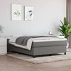 vidaXL Box Spring Bed Frame Dark Grey Double Fabric (UK/IE/FI/NO only)
