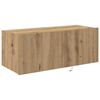 vidaXL TV Wall Cabinet Artisan Oak 80 x 35 x 31 cm Engineered Wood
