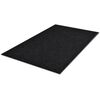 vidaXL Door Mat Black 120 x 180 cm PVC