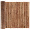 vidaXL Bark Fence Brown 400 x 125cm Bark