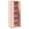 vidaXL Storage Cabinet 2 pcs Pink 60 x 40 x180 cm Cold-Rolled Steel