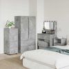 vidaXL Storage Cabinet Concrete Grey 40 x 48 x 105 cm Engineered Wood