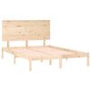 vidaXL Bed Frame without Mattress 140x190 cm Solid Wood Pine
