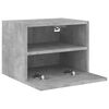 vidaXL TV Wall Cabinets 2 pcs Concrete Grey 40x30x30 cm Engineered Wood