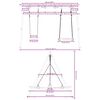 vidaXL Outdoor Swing Set with Swing and Nest Swing