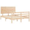 vidaXL Bed Frame without Mattress 140x190 cm Solid Wood