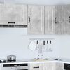 vidaXL Kitchen Wall Cabinet&nbsp;Porto Concrete Grey Engineered Wood