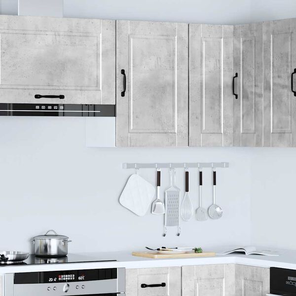 vidaXL Kitchen Wall Cabinet&nbsp;Porto Concrete Grey Engineered Wood