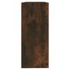 vidaXL Book Cabinet/Room Divider Smoked Oak 100x30x72 cm