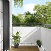 vidaXL Balcony Screen White 90x700 cm 100% Polyester Oxford