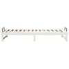 vidaXL Bed Frame White 80 x 220 cm Solid Pine Wood