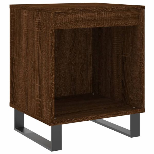 vidaXL Bedside Cabinets 2 pcs Brown Oak 40x35x50 cm Engineered Wood