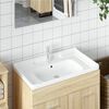 vidaXL Bathroom Sink White 91.5x48x23 cm Rectangular Ceramic