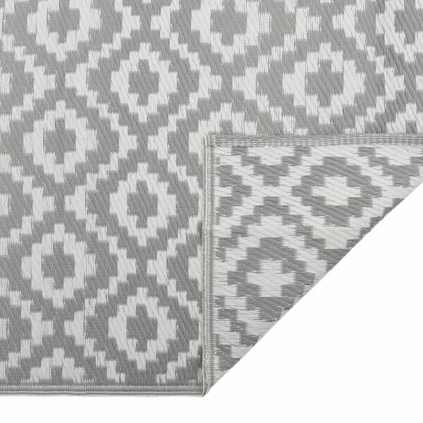 vidaXL Outdoor Carpet ARAKIL Grey 80x250 cm PP