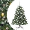 vidaXL Artificial Christmas Tree with 150 LEDs with Stand Green 120 cm