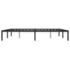 vidaXL Metal Bed Frame without Mattress Black 193x203cm