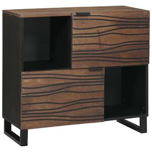 vidaXL Sideboard Brown 80 x 33 x 75 cm Solid mango wood