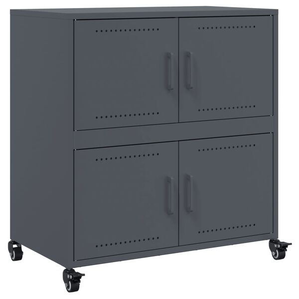 vidaXL Sideboard Anthracite 68x39x72 cm Steel