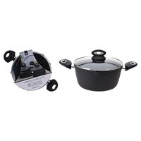 Excellent Houseware Casserole with Lid 24 cm Forged Aluminium