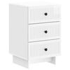 vidaXL Bedside Cabinet with Drawer High Gloss White 43 x 41 x 66.5 cm