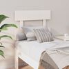vidaXL Bed Headboard White 93.5x3x81 cm Solid Wood Pine