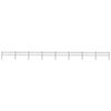 vidaXL Garden Fence | Steel | Sturdy | Rectangular | Modern