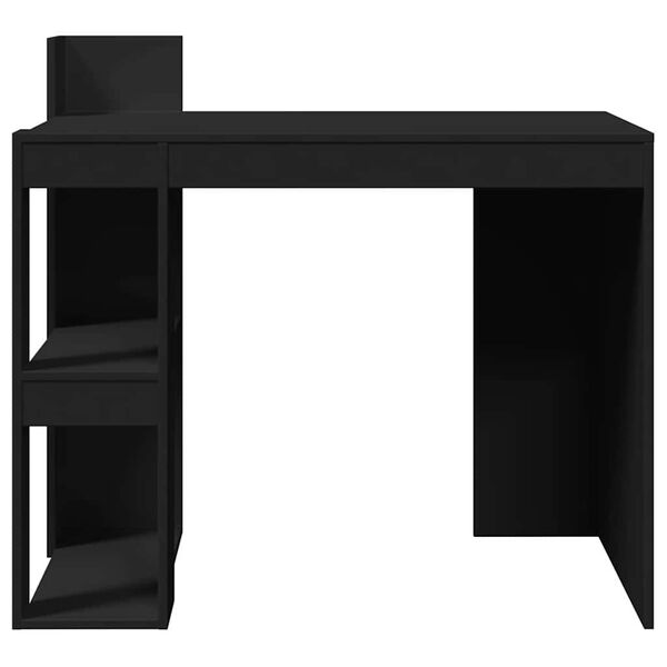 vidaXL Office Desk Black 103.5x56.5x94 cm Engineered Wood