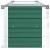vidaXL Garden Raised Bed Galvanised Steel 320x40x45 cm Green
