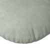 vidaXL Seat Cushions 2 pcs Light Grey Ø 40 x 13 cm Velvet