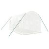 vidaXL Greenhouse with Steel Frame White 8 m&sup2; 4x2x2 m