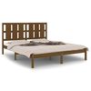 vidaXL Bed Frame without Mattress Honey Brown 150x200 cm Solid Wood