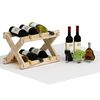 Homemania Bottle Holder Truva 43x28x28 cm Wood