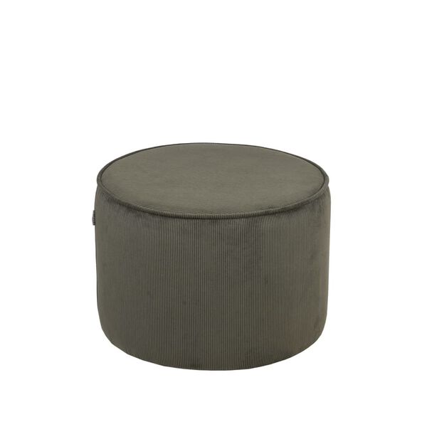 LABEL51 Pouffe Tibo 55x55x40 cm Army Ribcord