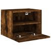 vidaXL TV Wall Cabinets 2 pcs Smoked Oak 40x30x30 cm Engineered Wood